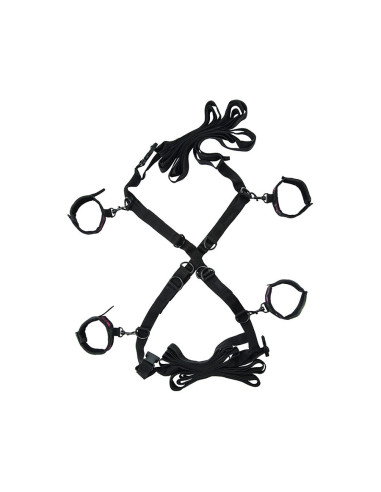 CALEXOTICS SCANDAL SET DE ATADURAS CRUZADAS CAMA