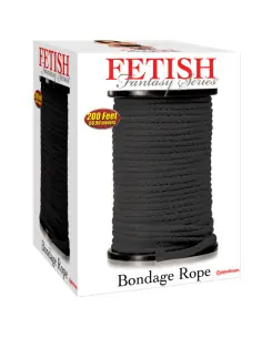 FETISH FANTASY SERIES SERIES BONDAGE CUERDA SEDA NEGRO 6096 METROS 2