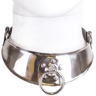 METAL HARD COLLAR RESTRINGIDOR CON ANILLA