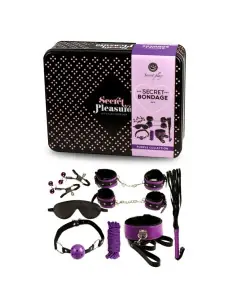 SECRETPLAY BDSM SET 8PCS LILA NEGRO 2