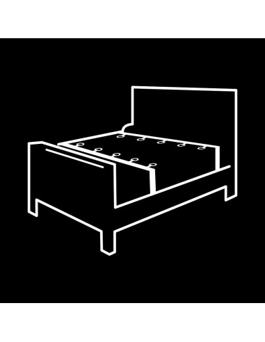 FETISH SUBMISSIVE SET ATADURAS CAMA LUXURY CON FORRO DE NEOPRENO