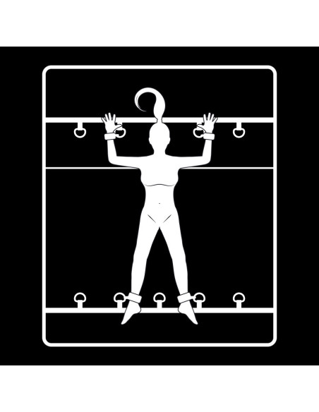 FETISH SUBMISSIVE SET ATADURAS CAMA LUXURY CON FORRO DE NEOPRENO FETISH SUBMISSIVE SET ATADURAS CAMA LUXURY CON FORRO DE NEOPRENO