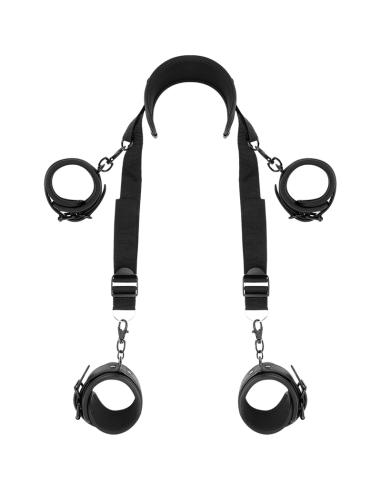 FETISH SUBMISSIVE POSICION MASTER CON 4 ESPOSAS CON FORRO DE NEOPRENO