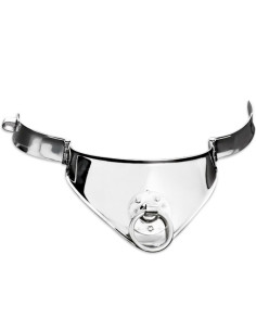 METAL HARD COLLAR RESTRICCION CON ANILLA Y CANDADO 125 CM 2