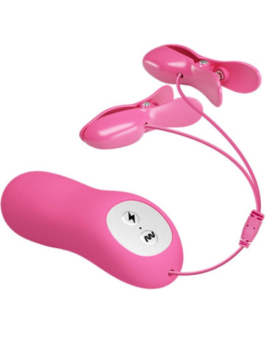 BAILE ROMANTIC WAVE PIZAS CON VIBRACION Y ELECTROSHOCK FUCSIA