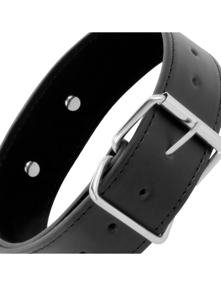 DARKNESS COLLAR DE POSTURA CON CADENA LEATHER DARKNESS COLLAR DE POSTURA CON CADENA LEATHER