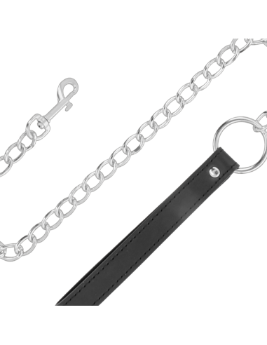 DARKNESS COLLAR CON CADENA SOFT LEATHER