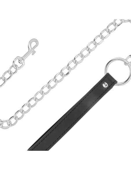 DARKNESS COLLAR CON CADENA SOFT LEATHER DARKNESS COLLAR CON CADENA SOFT LEATHER