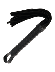 DARKNESS LATIGO BONDAGE NEGRO CON MANGO DE PIEL