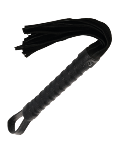 DARKNESS LATIGO BONDAGE NEGRO CON MANGO DE PIEL