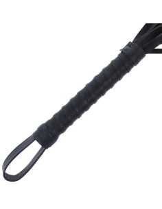 DARKNESS LATIGO BONDAGE NEGRO CON MANGO DE PIEL 2