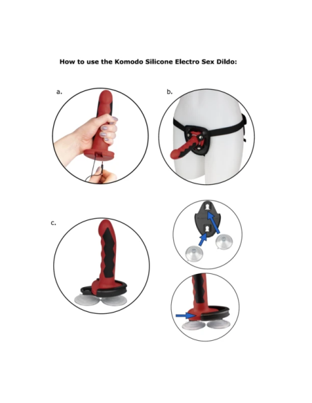 ELECTRASTIM FUSION KOMODO DILDO SILICONA ELECTRASTIM FUSION KOMODO DILDO SILICONA