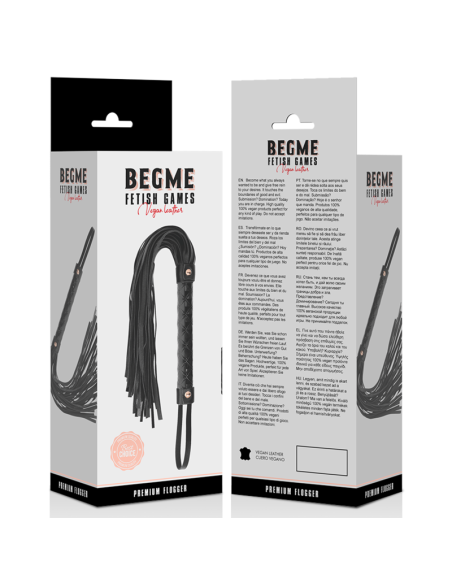 BEGME BLACK EDITION LATIGO CUERO VEGANO BEGME BLACK EDITION LATIGO CUERO VEGANO
