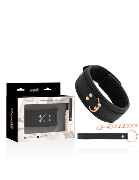 COQUETTE CHIC DESIRE FANTASY COLLAR CUERO VEGANO CON CORREA Y FORRO DE NEOPRENO COQUETTE CHIC DESIRE FANTASY COLLAR CUERO VEGANO CON CORREA Y FORRO DE NEOPRENO