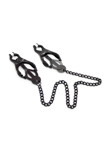 OHMAMA FETISH PINZAS PEZONES JAPONEAS CON CADENA NEGRA