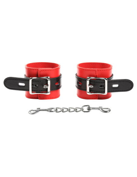 OHMAMA FETISH LOCKING BUCKLING WRIST RESTRAINTS OHMAMA FETISH LOCKING BUCKLING WRIST RESTRAINTS