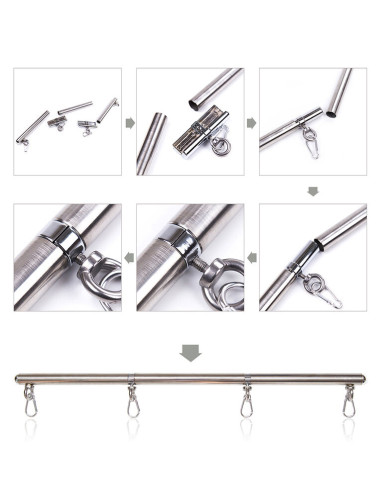 OHMAMA FETISH BARRA RESTRICCION 4 GANCHOS