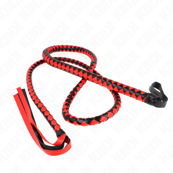 KINK LATIGO DE SERPIENTE LARGO ROJO 210 CM