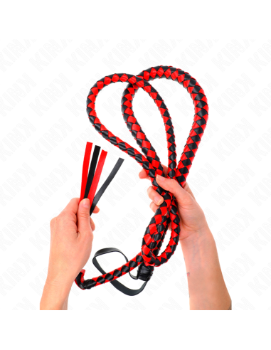 KINK LATIGO DE SERPIENTE LARGO ROJO 210 CM