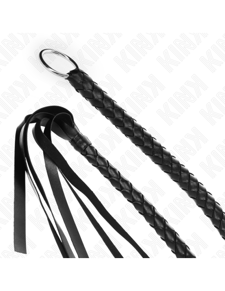 KINK LATIGO DE SERPIENTE CON ANILLO DE MANO NEGRO 65 CM KINK LATIGO DE SERPIENTE CON ANILLO DE MANO NEGRO 65 CM
