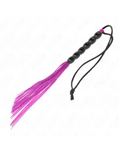 KINK MINI LATIGO DE SILICONA CON AGARRE 6 BOLAS MORADO 26 CM 2