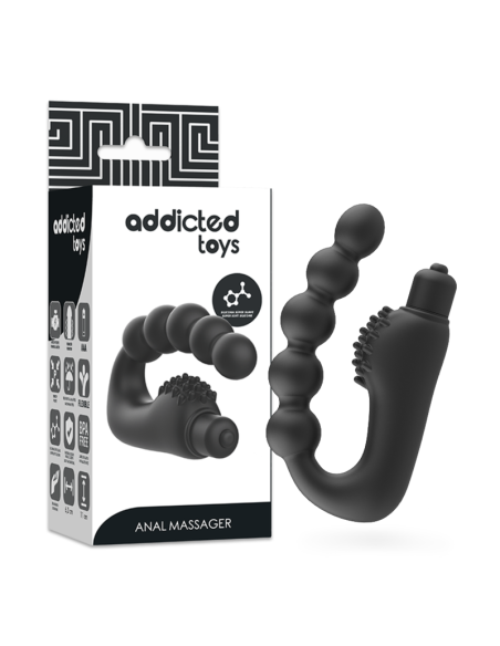 ADDICTED TOYS MASAJEADOR ANAL PROSTATICO CON VIBRACIAN