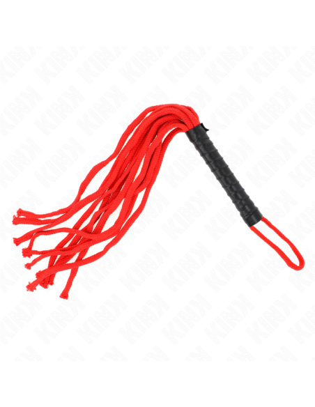 KINK LATIGO DE CUERDA ROJO 56 CM KINK LATIGO DE CUERDA ROJO 56 CM