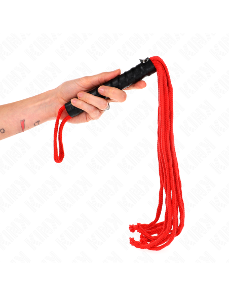 KINK LATIGO DE CUERDA ROJO 56 CM KINK LATIGO DE CUERDA ROJO 56 CM
