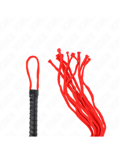 KINK LATIGO DE CUERDA ROJO 56 CM KINK LATIGO DE CUERDA ROJO 56 CM