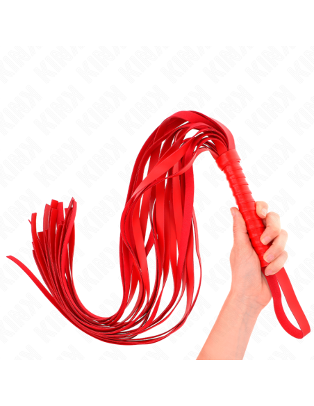 KINK LATIGO DE COLA LARGA Y MANGO CORTO ROJO 70 CM