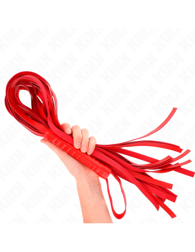 KINK LATIGO DE COLA LARGA Y MANGO CORTO ROJO 70 CM