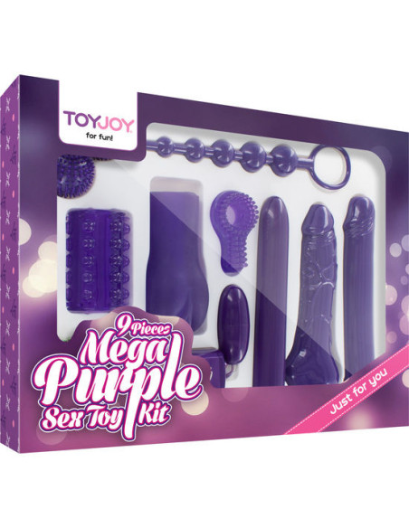TOYJOY JUST FOR YOU MEGA PURPLE SEX TOY KIT