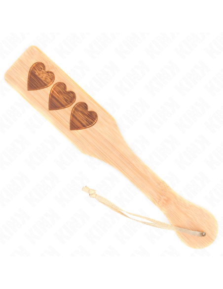 KINK PALA DE BAMBU DISENO CORAZON 32 X 55 CM KINK PALA DE BAMBU DISENO CORAZON 32 X 55 CM