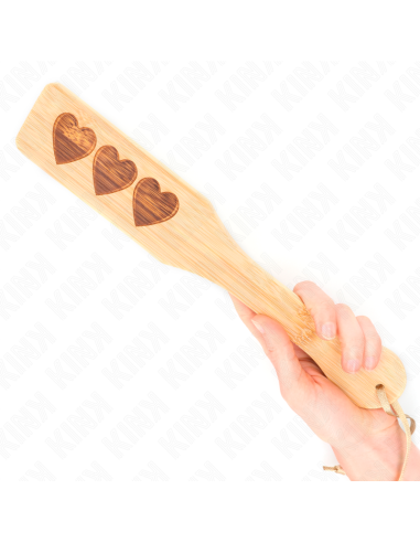 KINK PALA DE BAMBU DISENO CORAZON 32 X 55 CM