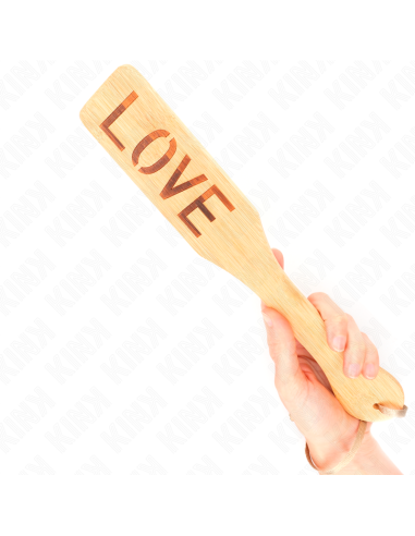 KINK PALA DE BAMBU PALABRA LOVE 32 X 55 CM