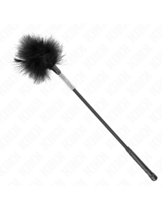 KINK PLUMAS PARA COSQUILLAS CON MANGO DE DIAMANTES DE IMITACION 50 CM