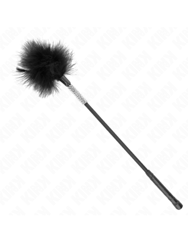 KINK PLUMAS PARA COSQUILLAS CON MANGO DE DIAMANTES DE IMITACION 50 CM