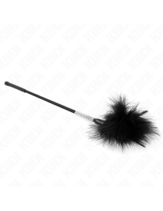 KINK PLUMAS PARA COSQUILLAS CON MANGO DE DIAMANTES DE IMITACION 50 CM 2