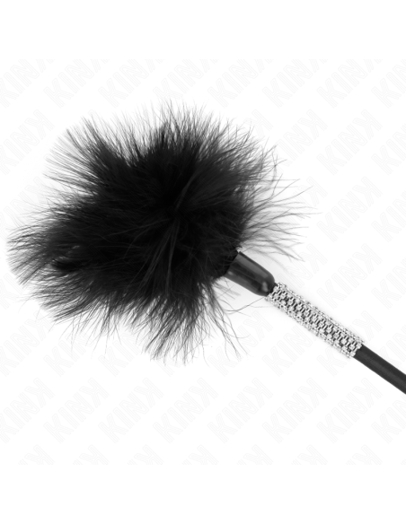 KINK PLUMAS PARA COSQUILLAS CON MANGO DE DIAMANTES DE IMITACION 50 CM KINK PLUMAS PARA COSQUILLAS CON MANGO DE DIAMANTES DE IMITACION 50 CM