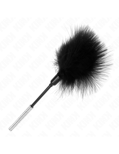 KINK PLUMAS PARA COSQUILLAS CON MANGO DE DIAMANTES DE IMITACION 27 CM KINK PLUMAS PARA COSQUILLAS CON MANGO DE DIAMANTES DE IMITACION 27 CM