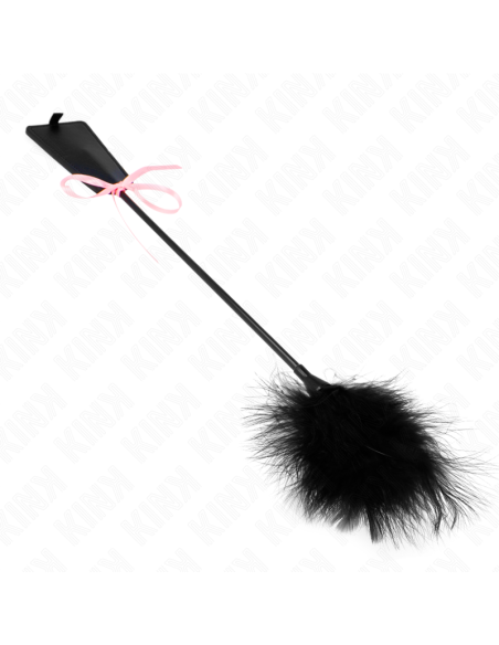 KINK PLUMAS PARA COSQUILLAS CON LAZO DE CINTA ROSA 49 CM KINK PLUMAS PARA COSQUILLAS CON LAZO DE CINTA ROSA 49 CM