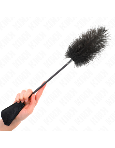 KINK PLUMAS DE AVESTRUZ PARA COSQUILLAS CON PALETA DE ENCAJE 56 CM KINK PLUMAS DE AVESTRUZ PARA COSQUILLAS CON PALETA DE ENCAJE 56 CM