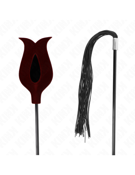 KINK LATIGO DE BORLA DE SILICONA CON FORMA DE ROSA 45 CM