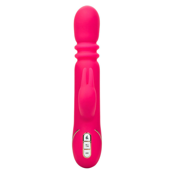 CALEXOTICS JACK FANTASY TRIPLE VIBRADOR CALENTABLE RABBIT ROSA