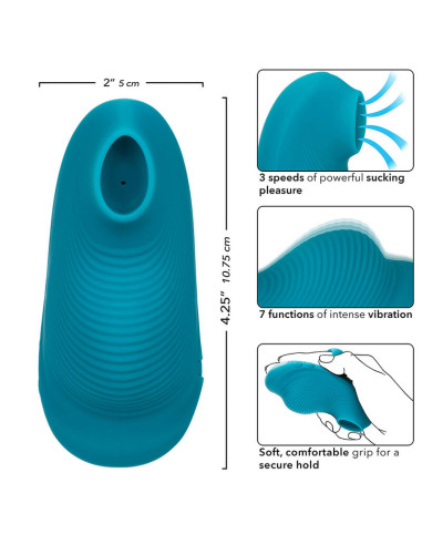 CALEXOTICS ENVY MASAJEADOR DE BOLA RODANTE 7 VIBRACIONES AZUL