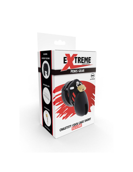 HIDDEN DESIRE EXTREME JAULA DE CASTIDAD SILICONA TALLA S NEGRO HIDDEN DESIRE EXTREME JAULA DE CASTIDAD SILICONA TALLA S NEGRO