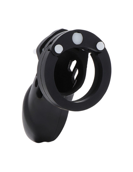 HIDDEN DESIRE EXTREME JAULA DE CASTIDAD SILICONA TALLA L NEGRO HIDDEN DESIRE EXTREME JAULA DE CASTIDAD SILICONA TALLA L NEGRO