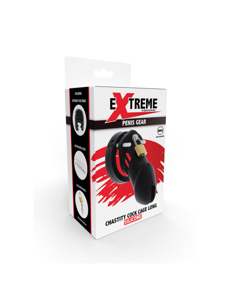 HIDDEN DESIRE EXTREME JAULA DE CASTIDAD SILICONA TALLA L NEGRO HIDDEN DESIRE EXTREME JAULA DE CASTIDAD SILICONA TALLA L NEGRO