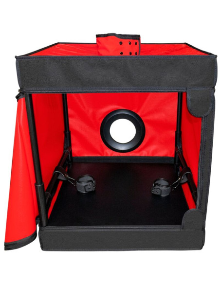SECRET DOME KINK CLUB CABINA BUKKAKE NEGRO ROJO