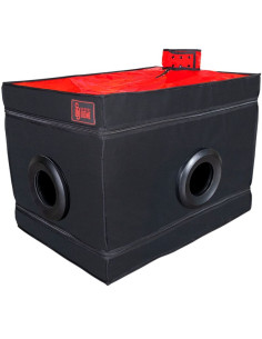 SECRET DOME KINK CLUB LA NICHE CABINA NEGRO ROJO